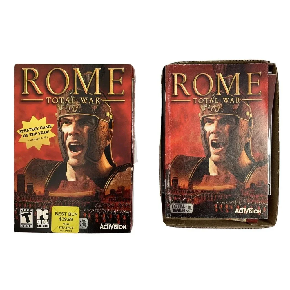 Rome: Total War, (PC 2004) Strategy Game, Activision Windows Software W/ Key